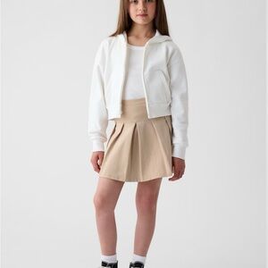 Gap Kids Girls Tan School Uniform Skirt Size 12 Adjustable Waist